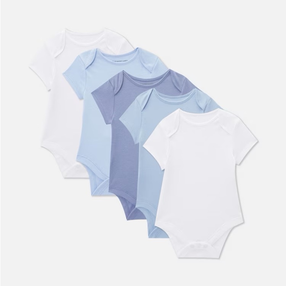Primark Kids Bodysuits - White and Blue Set